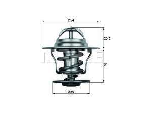 MAHLE TX1584D Termostat (84c) Polo-Golf Ii-Jetta-Toledo-Leon-Ibiza-Cordoba